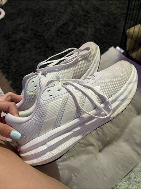 adidas Women's White Athletic Mesh Sneakers